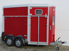 Ifor Williams Pferdeanhänger HB506|Frontausstieg|rot-Neu