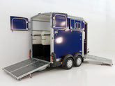 Ifor Williams Pferdeanhänger HB511|Heckklappen-Türkombination|blau-Neu