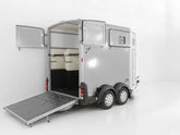 Ifor Williams Pferdeanhänger HB511|Sattelkammer|silber-Neu