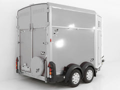 Ifor Williams Pferdeanhänger HB511|Sattelkammer|silber-Neu