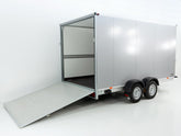 Vezeko Kofferanhänger 204x405cm Höhe:205cm 2,7t|Rampe|silber-Neu