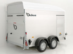 Debon Kofferanhänger C500 164x300cm H:200cm 2,0t|Alu|Polybug|Tür|weiß-Neu