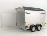 Debon Kofferanhänger C500 164x300cm H:200cm 2,6t|Alu|Polybug|Tür|grau-Neu