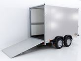 Vezeko Kofferanhänger 152x305cm Höhe:193cm 2,7t|Rampe|silber-Neu