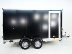 Vezeko Kofferanhänger 204x405cm Höhe:205cm 2,7t | Tür | schwarz-Neu