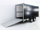 Vezeko Kofferanhänger 204x405cm Höhe:205cm 2,7t|Rampe|schwarz-Neu