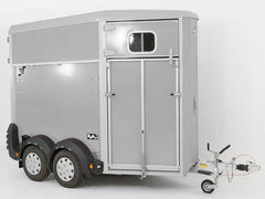 Ifor Williams Pferdeanhänger HB403|1,5er|silber-Neu