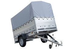 Führerschein B Anhänger Garden Trailer 230 KIPP mit Stützrad, zusätzlichen Bordwänden, Hochplane und Hochspriegel H800-Neu