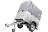 Neuanhänger Kipper ungebremst Garden Trailer 150 KIPP mit zusätzlichen Bordwänden, Stützrad, Hochplane und Hochspriegel-Neu