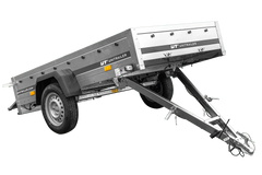 Transport Anhänger 230×125 Garden Trailer 230 KIPP Unitrailer 750 kg-Neu