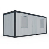 Bureau modulaire 20 pieds (1 porte, 2 fenêtres, isolation LV)