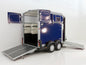 Ifor Williams Pferdeanhänger HB511|Heckklappen-Türkombination|blau-Neu