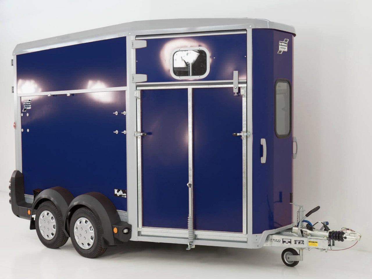 Ifor Williams Pferdeanhänger HB511|Heckklappen-Türkombination|blau-Neu