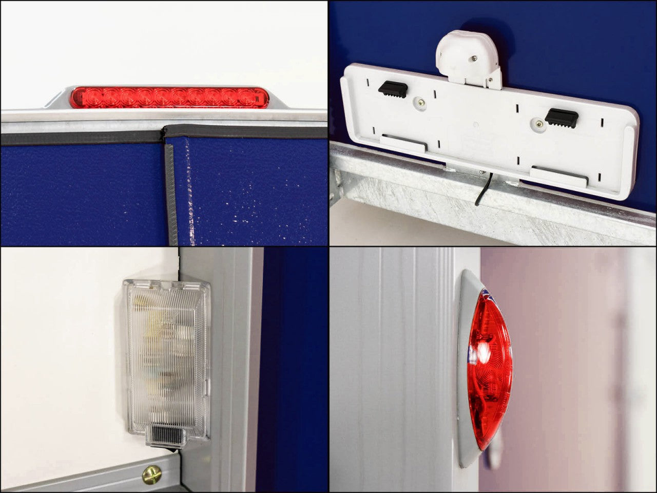 Ifor Williams Pferdeanhänger HB511|Heckklappen-Türkombination|blau-Neu