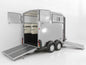 Ifor Williams Pferdeanhänger HB511|Heckklappen-Türkombination|silber-Neu