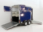 Ifor Williams Pferdeanhänger HB511|blau|Frontausstieg-Neu