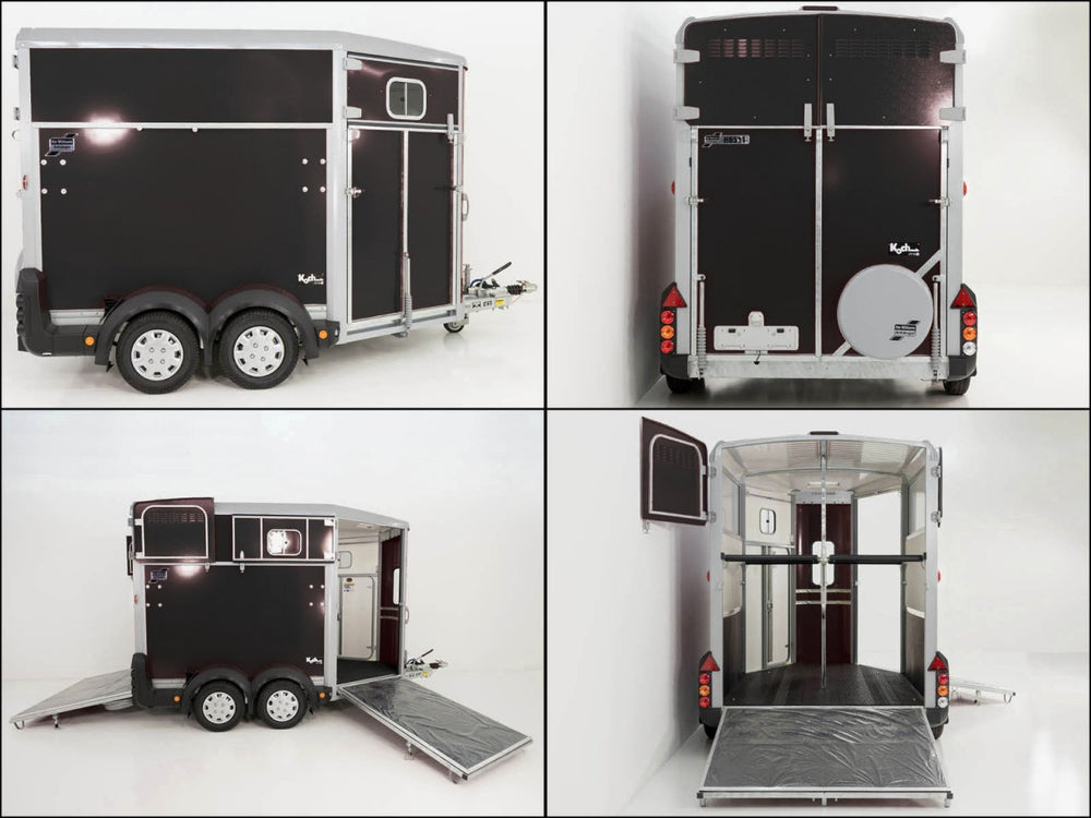 Ifor Williams Pferdeanhänger HB511|schwarz|Frontausstieg-Neu