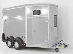 Ifor Williams Pferdeanhänger HB511|Sattelkammer|silber-Neu