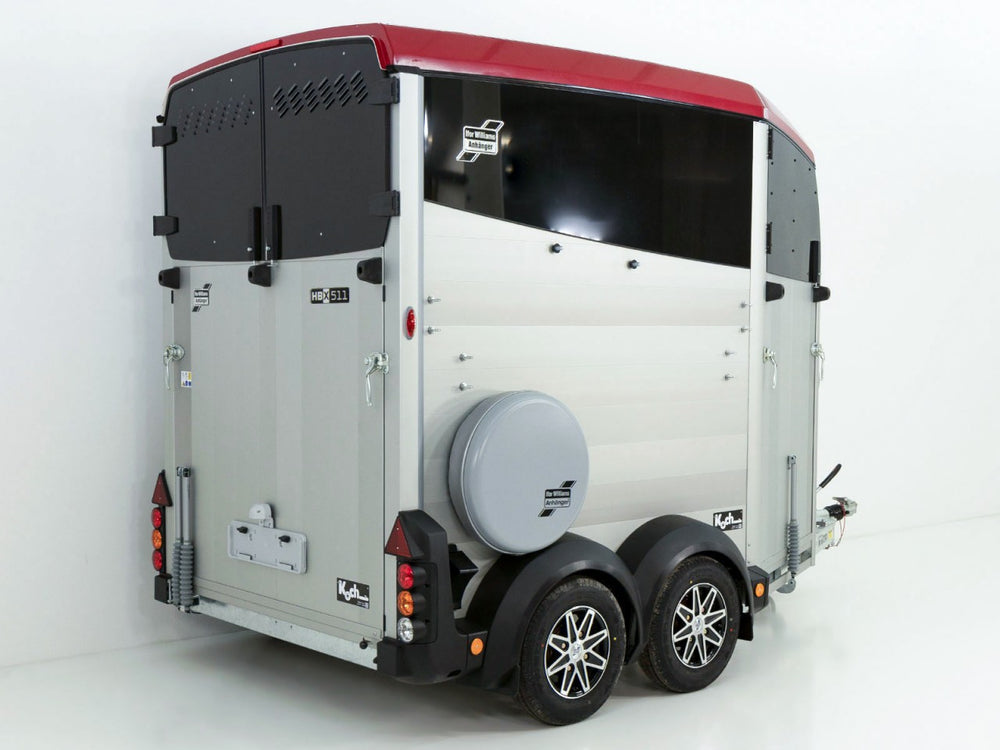 Ifor Williams Pferdeanhänger HBX 511|Frontausstieg|neues Modell|rot-Neu