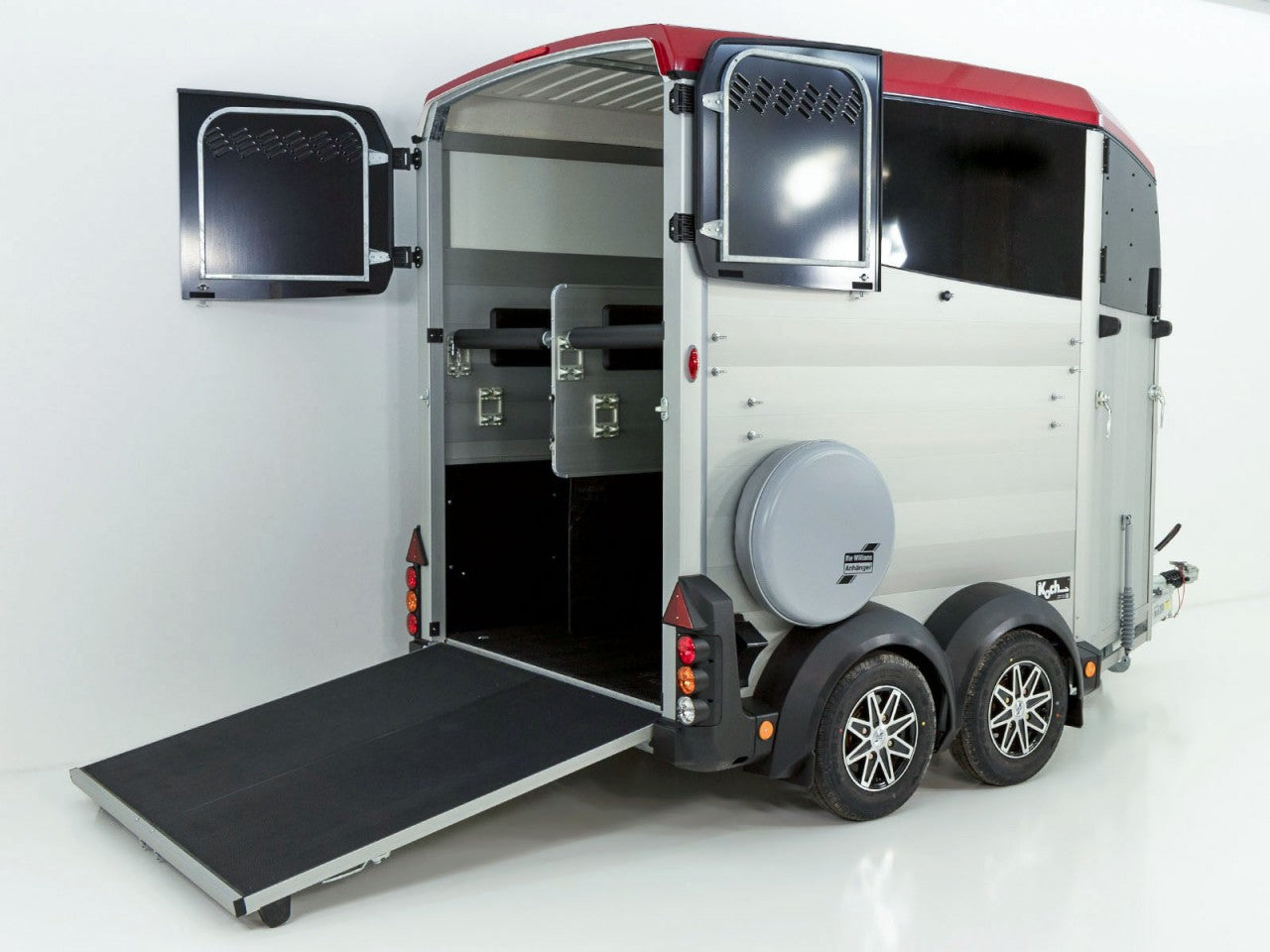 Ifor Williams Pferdeanhänger HBX 511|Frontausstieg|neues Modell|rot-Neu