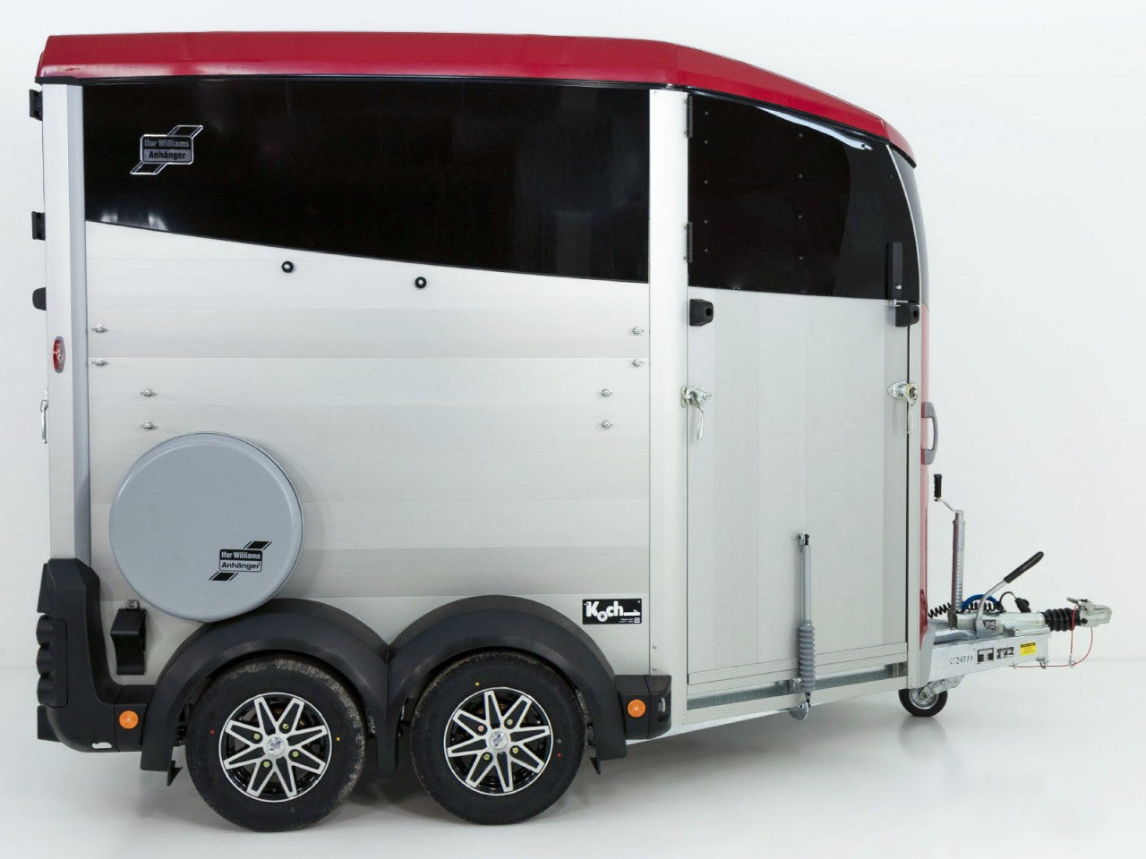 Ifor Williams Pferdeanhänger HBX 511|Frontausstieg|neues Modell|rot-Neu