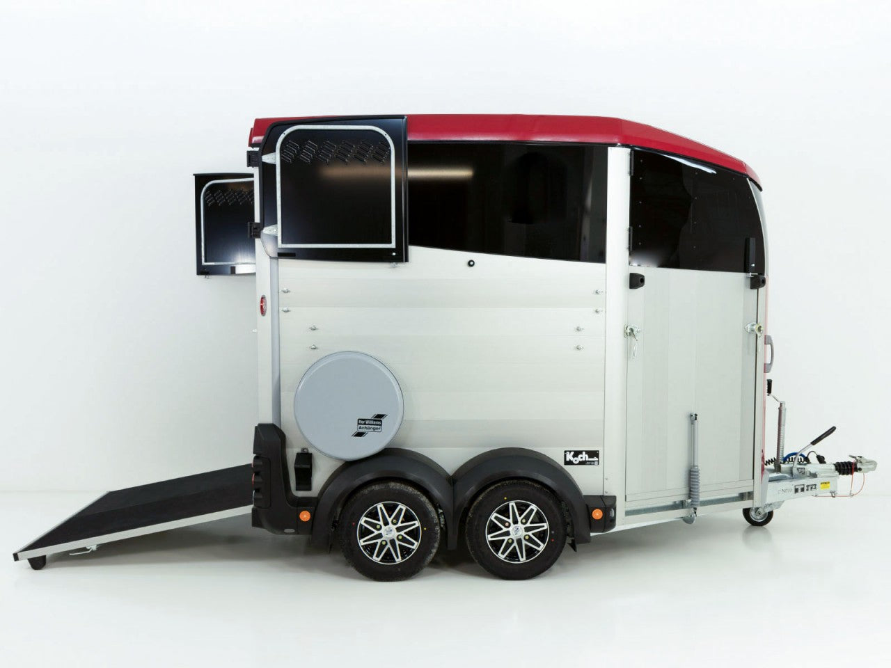 Ifor Williams Pferdeanhänger HBX 511|Frontausstieg|neues Modell|rot-Neu