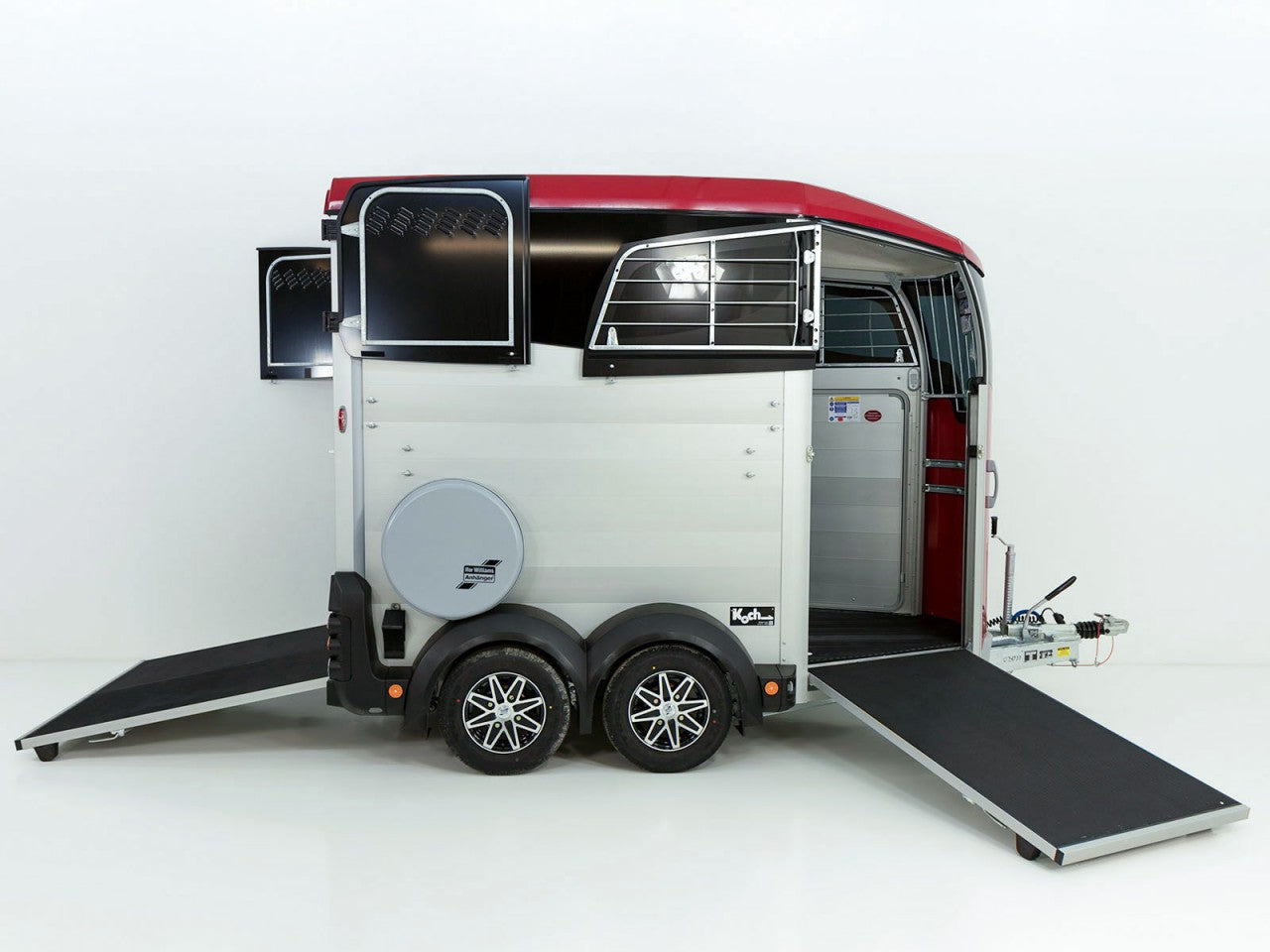 Ifor Williams Pferdeanhänger HBX 511|Frontausstieg|neues Modell|rot-Neu