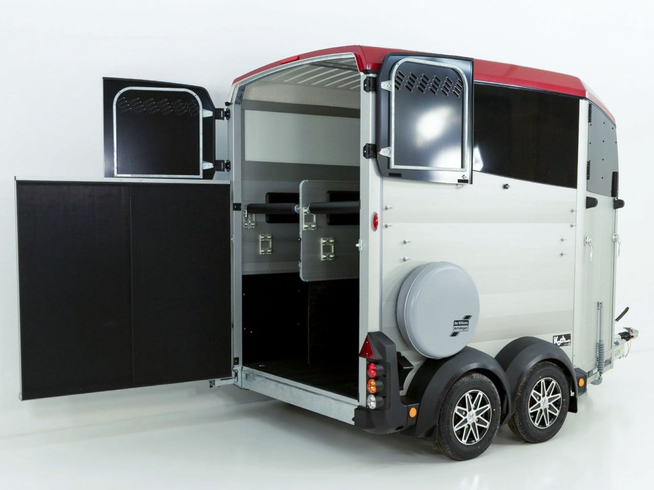 Ifor Williams Pferdeanhänger HBX 511|Frontausstieg|neues Modell|rot-Neu