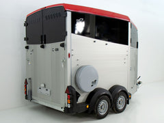 Ifor Williams Pferdeanhänger HBX 511|Sattelkammer|neues Modell|rot-Neu