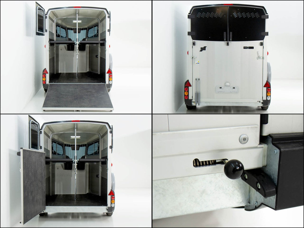 Ifor Williams Pferdeanhänger HBX 511|Sattelkammer|neues Modell|rot-Neu