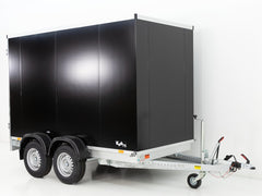 Vezeko Kofferanhänger 152x355cm Höhe:193cm 2,7t|schwarz-Neu