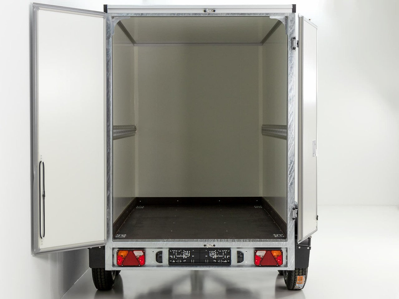 Vezeko Kofferanhänger 152x355cm Höhe:193cm 2,7t|schwarz-Neu