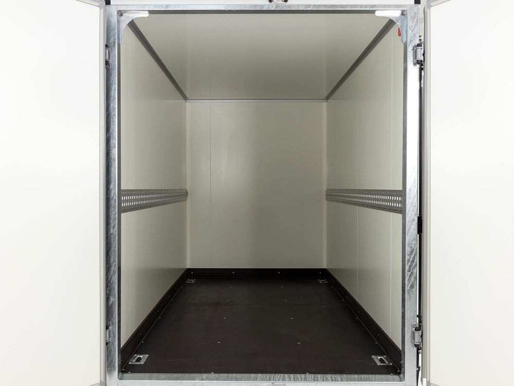 Vezeko Kofferanhänger 152x355cm Höhe:193cm 2,7t|schwarz-Neu