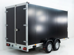 Vezeko Kofferanhänger 184x355cm Höhe:205cm 2,7t|schwarz-Neu