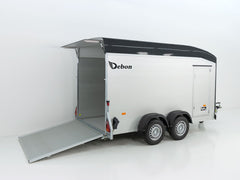 Debon Kofferanhänger Cargo C800 206x441cm H206 3,5 t|Alu|Polybug|Tür|schwarz-Neu