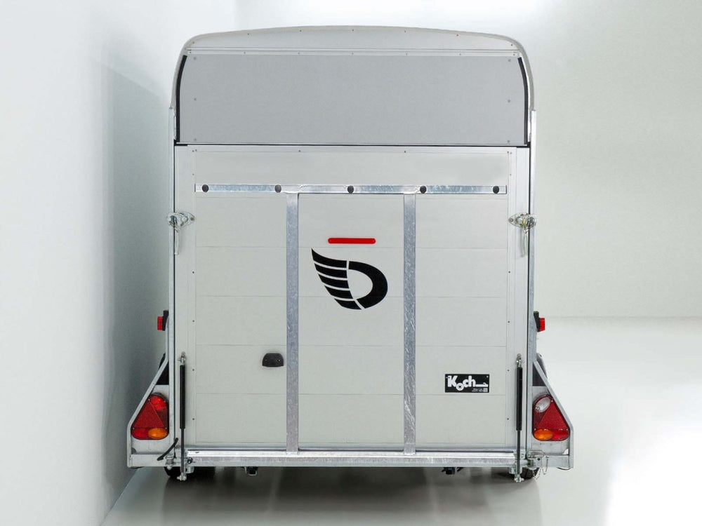 Debon Kofferanhänger Cargo C800 206x441cm H206 3,5 t|Alu|Polybug|Tür|schwarz-Neu