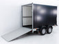 Vezeko Kofferanhänger 184x355cm Höhe:205cm 2,7t|Rampe|schwarz-Neu