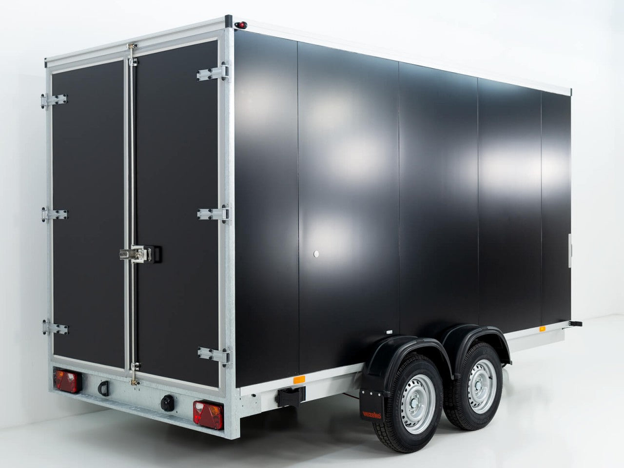 Vezeko Kofferanhänger 204x405cm Höhe:205cm 2,7t|schwarz-Neu