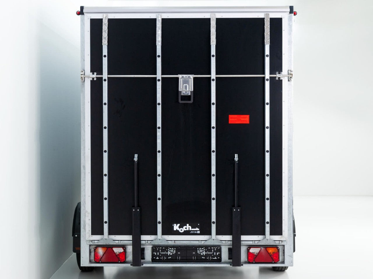 Vezeko Kofferanhänger 184x405cm Höhe:205cm 2,7t|Rampe|schwarz-Neu