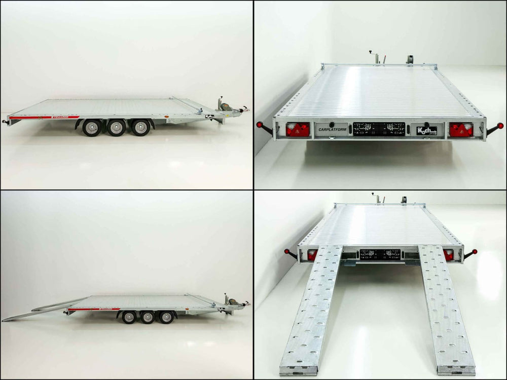Temared Autotrailer CARLU 6021-S Aluboden 215x600cm 3,5t-Neu
