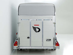 Debon Kofferanhänger Cargo C800 206x441cm H206 3,5 t|Alu|Polybug|Tür|grau-Neu