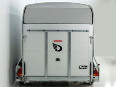 Debon Kofferanhänger Roadster C700 179×378 Höhe:201cm 2,6t|Alu|Polybug|Tür|olivgrün-Neu