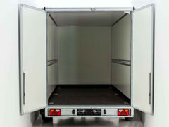 Vezeko Kofferanhänger 184x355cm Höhe:205cm 2,7t|silber-Neu