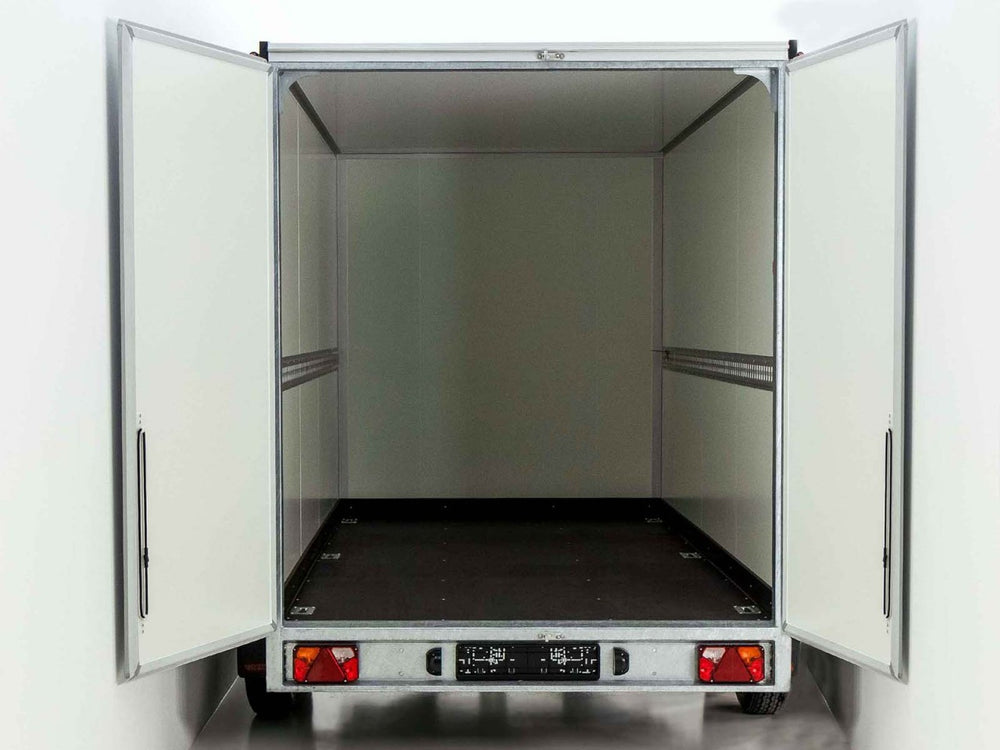 Vezeko Kofferanhänger 152x355cm Höhe:193cm 2,7t|silber-Neu