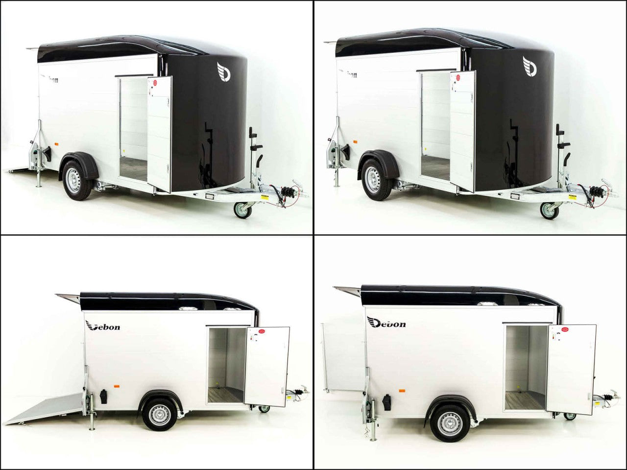 Debon Kofferanhänger C400 164x315cm H:200cm 1,3t|Alu, Polybug|Tür-Neu