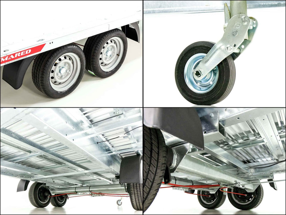 Temared Autotrailer CARLU 5121-Aluboden 210x510cm 3,5t-Neu
