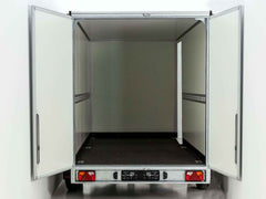 Vezeko Kofferanhänger 184x355cm Höhe:205cm 2,7t|Tür|silber-Neu
