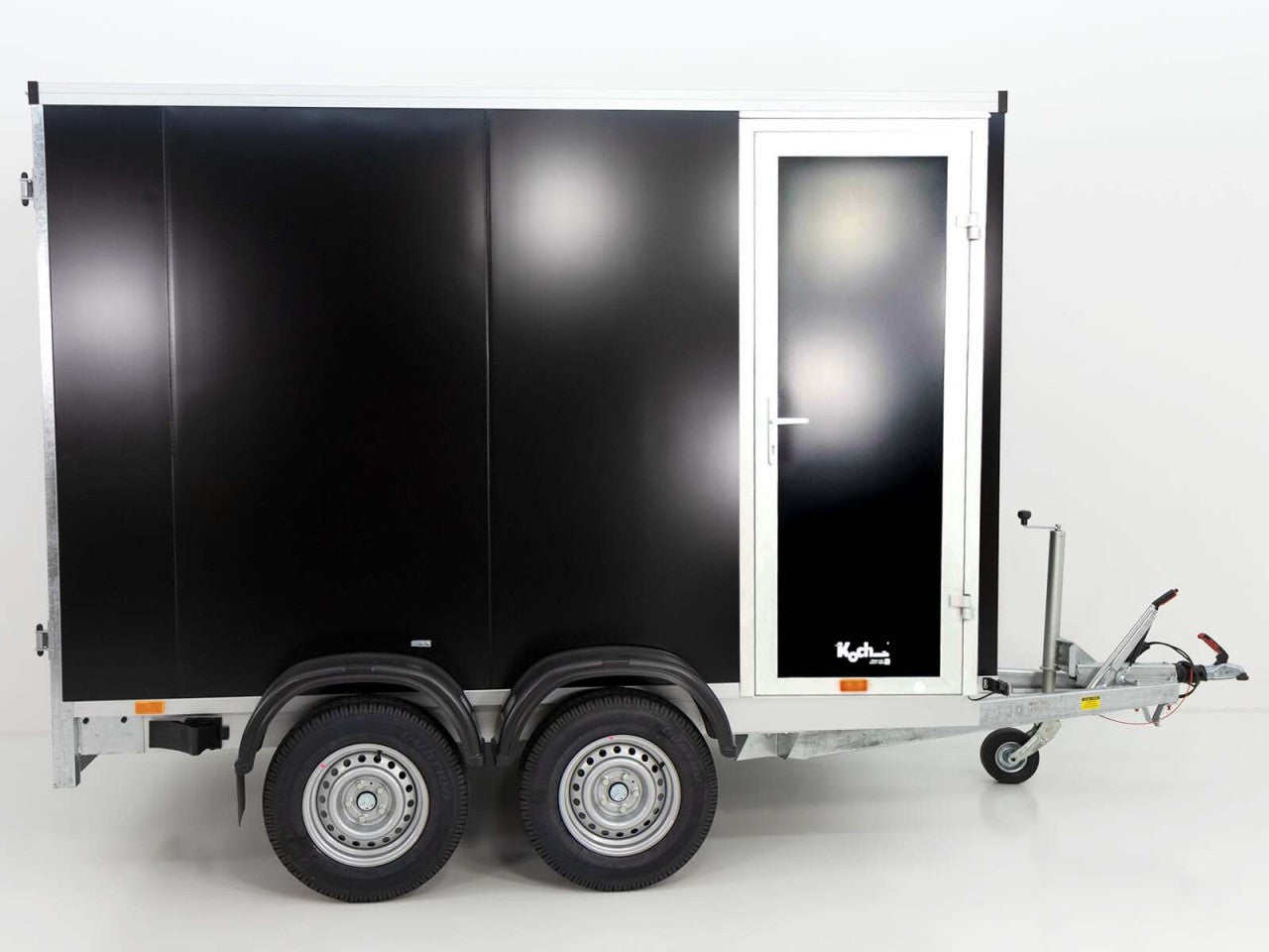 Vezeko Kofferanhänger 152x305cm Höhe:193cm 2,7t|Tür|schwarz-Neu