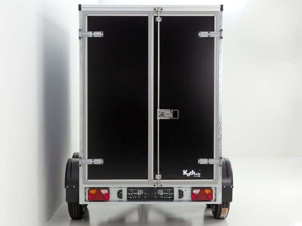 Vezeko Kofferanhänger 152x305cm Höhe:193cm 2,7t|Tür|schwarz-Neu