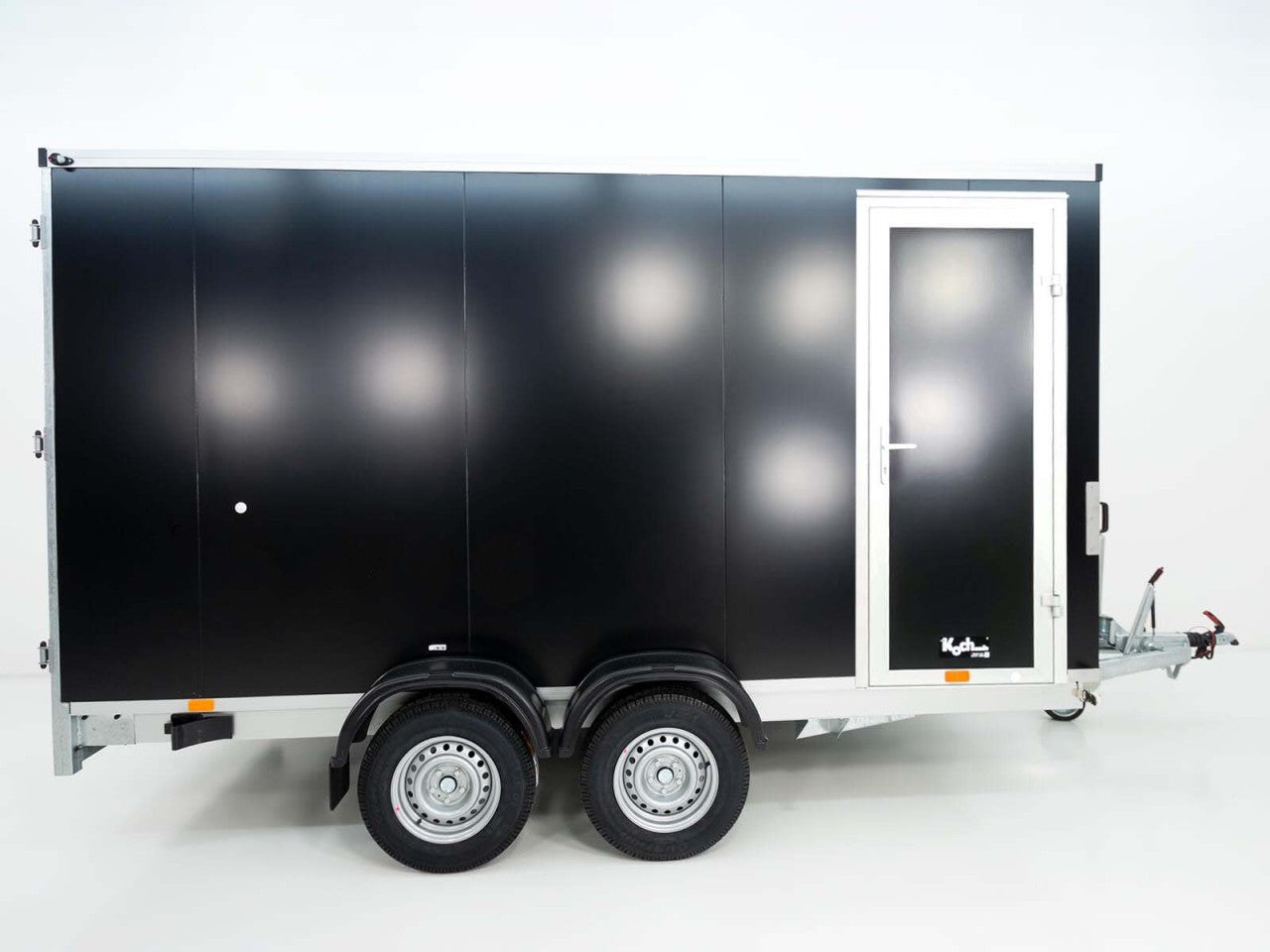 Vezeko Kofferanhänger 184x405cm Höhe:205cm 2,7t|Tür|schwarz-Neu